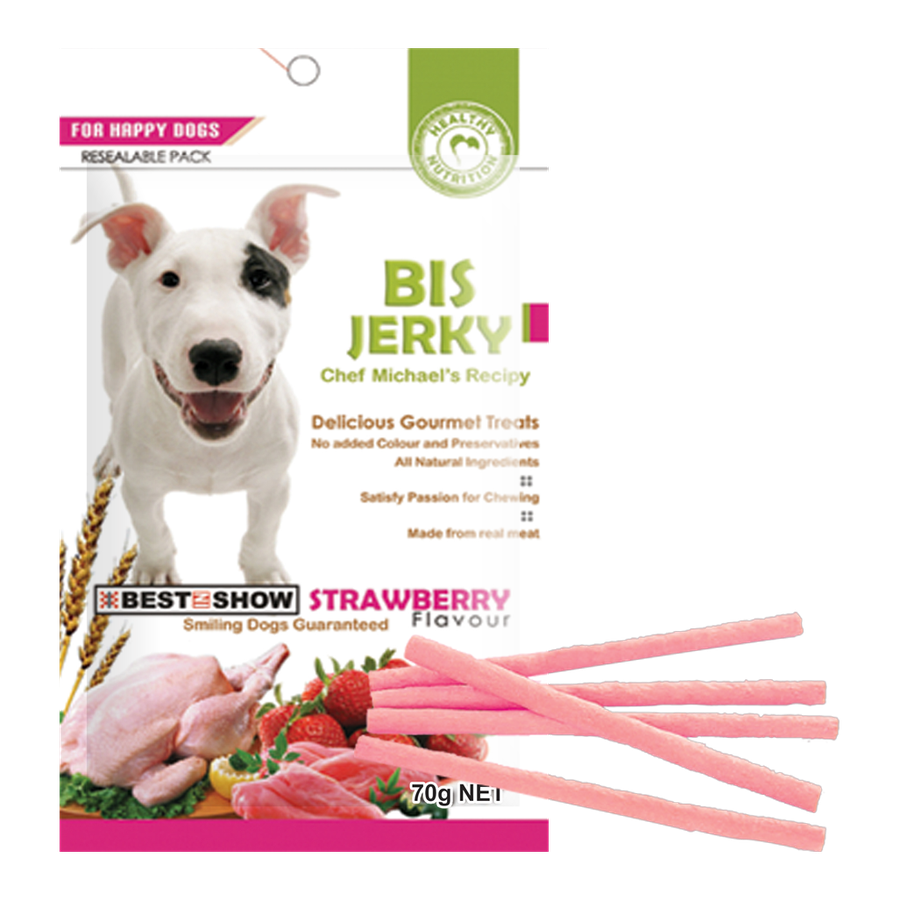 BIS Jerky — Strawberry Flavour (70 g)