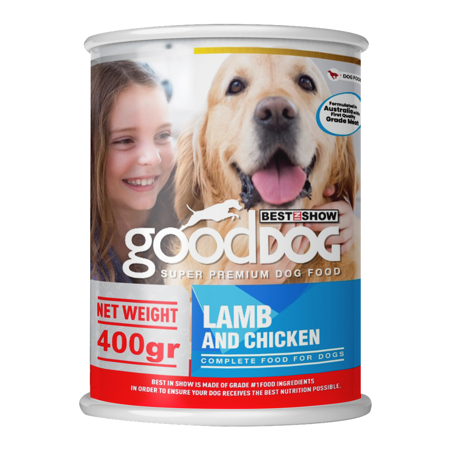 Good Dog Best In Show Canned (wet) — Lamb & Chicken (400 g)