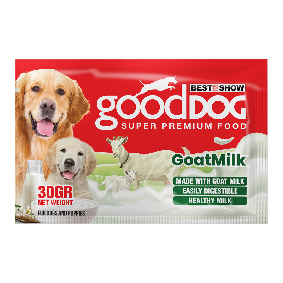 [PAKET HEMAT 48 PCS] Good Dog Milk Powder sachet — Goat Milk (30 g)