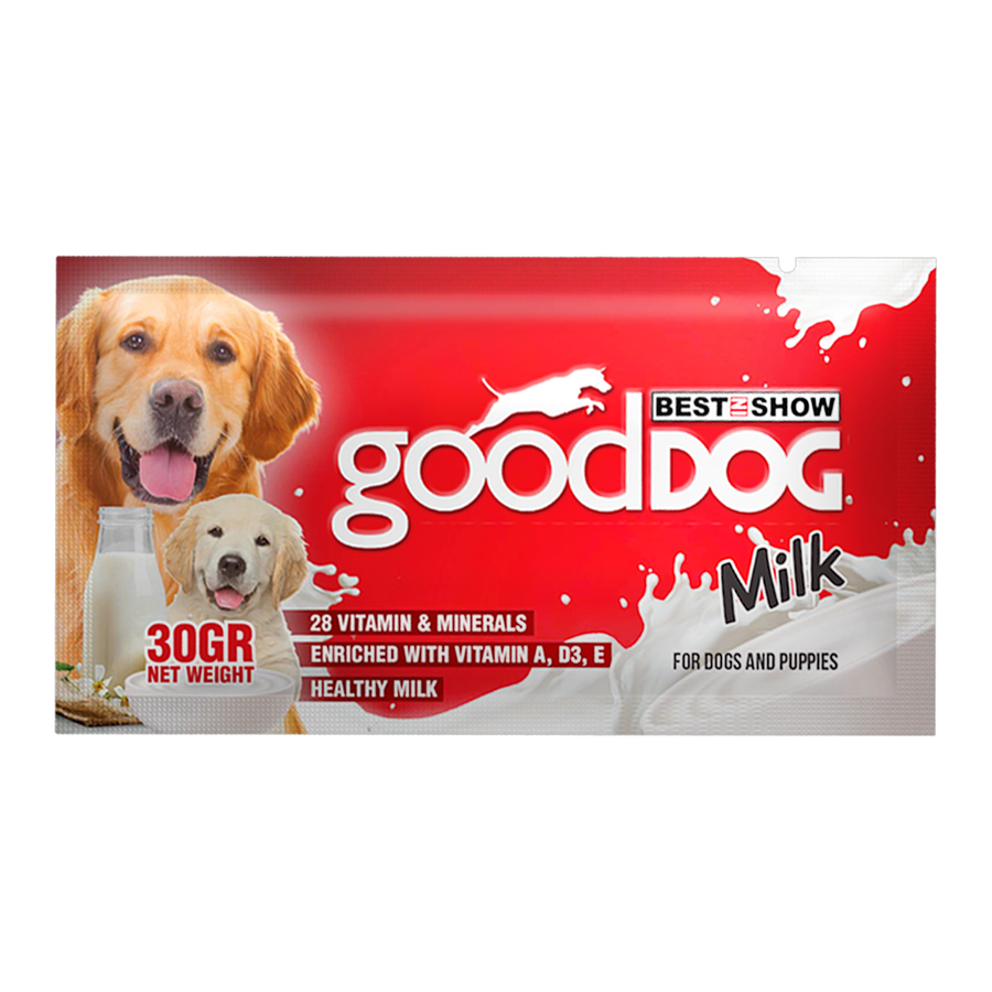 [PAKET HEMAT 48 PCS] Good Dog Milk Powder sachet — Milk (30 g)