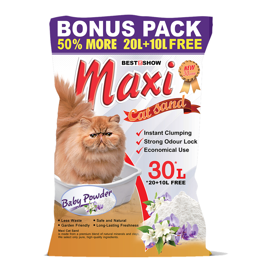 Maxi Cat Cat Sand — Baby Powder (30 L)