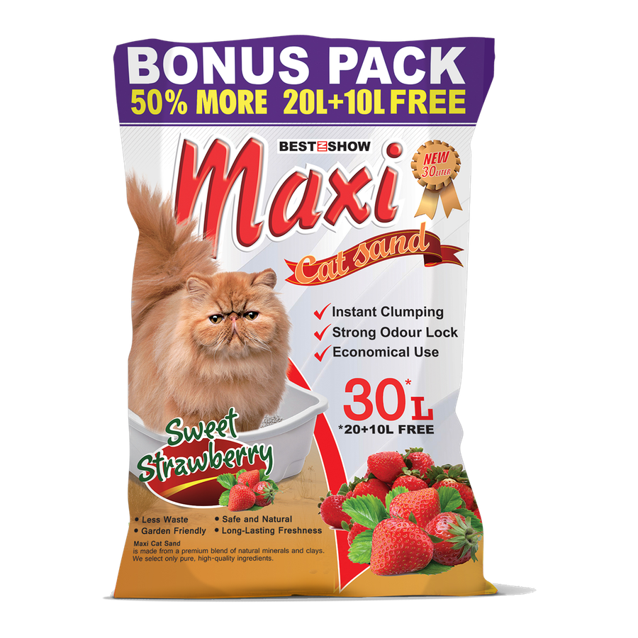 Maxi Cat Cat Sand — Strawberry (30 L)