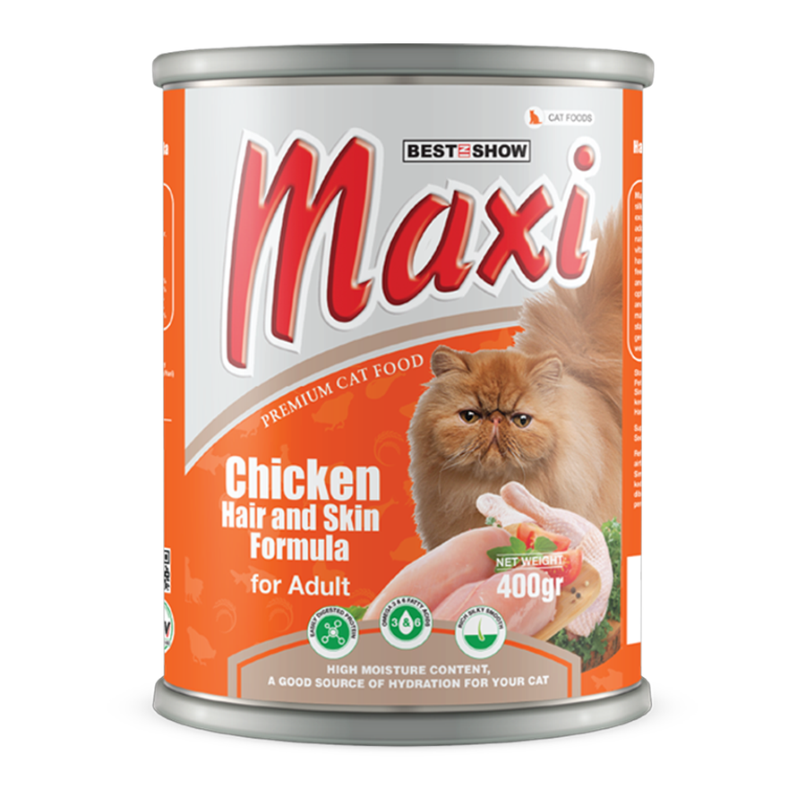 Maxi Cat Chicken Series — Chicken Hair & Skin Formula (400 g)