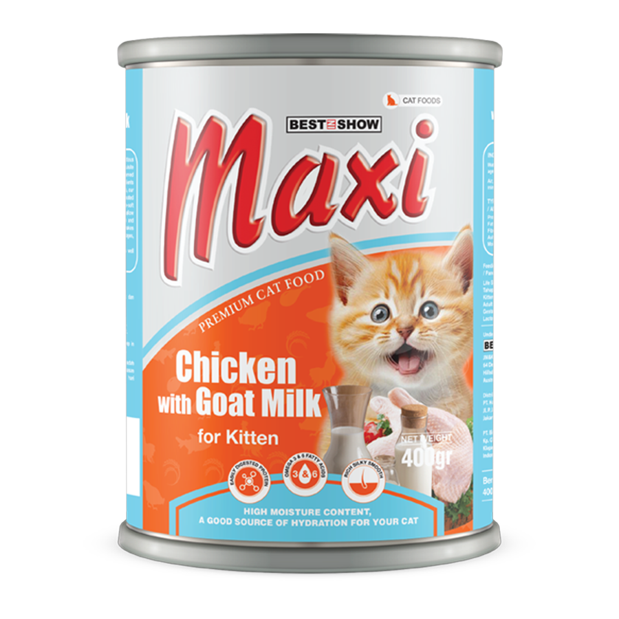Maxi Cat Chicken Series — Chicken with Goat Milk (Kitten) (400 g)