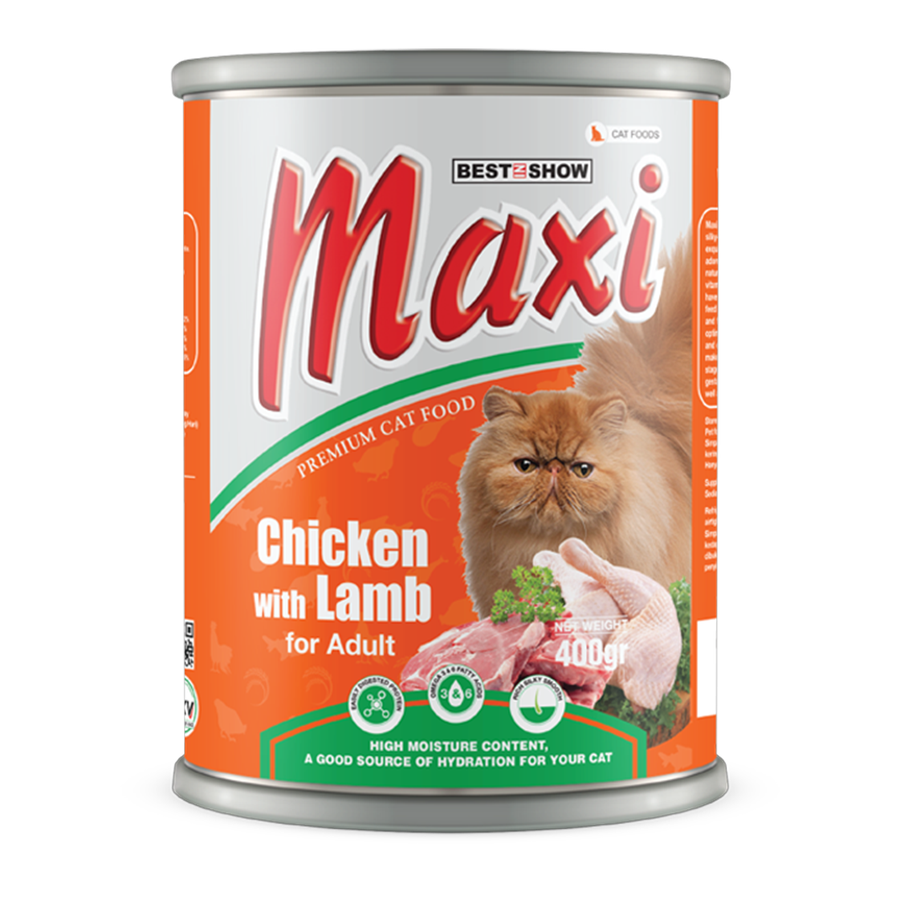Maxi Cat Chicken Series — Chicken with Lamb (400 g)
