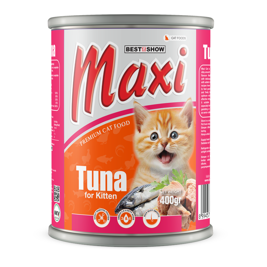 Maxi Cat Tuna Series — Tuna (Kitten) (400 g)