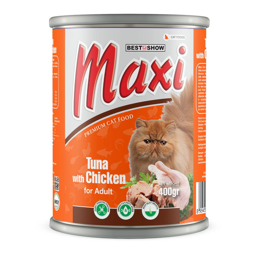 Maxi Cat Tuna Series — Tuna with Chicken (400 g)