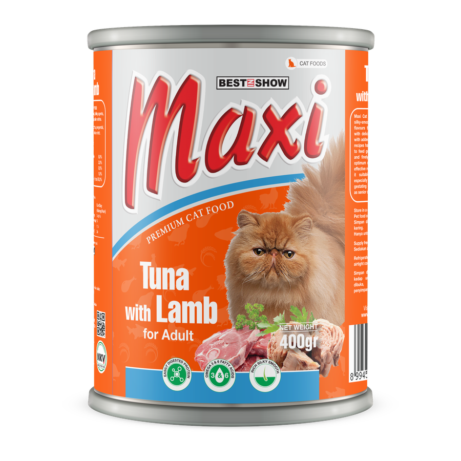 Maxi Cat Tuna Series — Tuna with Lamb (400 g)