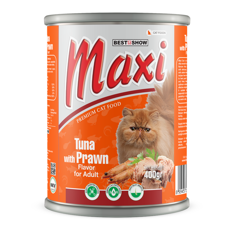 Maxi Cat Tuna Series — Tuna with Prawn Flavor (400 g)