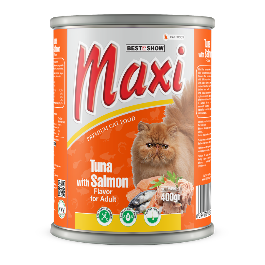 Maxi Cat Tuna Series — Tuna with Salmon Flavor (400 g)