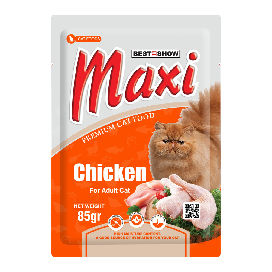 [PAKET HEMAT 12 PCS] Maxi Pouch — Chicken (85 g)