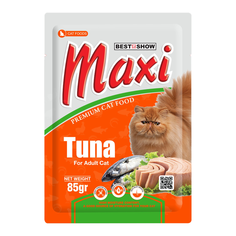 [PAKET HEMAT 12 PCS] Maxi Pouch — Tuna (85 g)