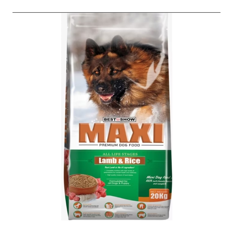 Maxi Dog — Lamb & Rice (20 kg)