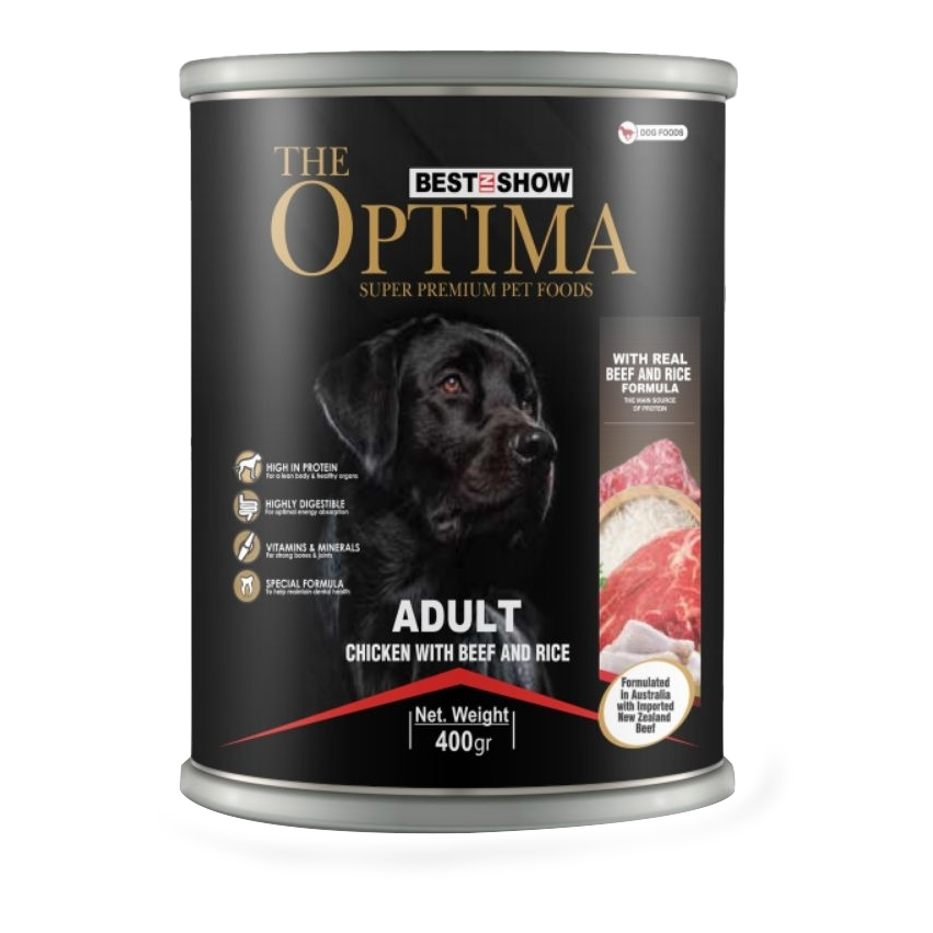 Optima — Adult Chicken with Beef (400 g)