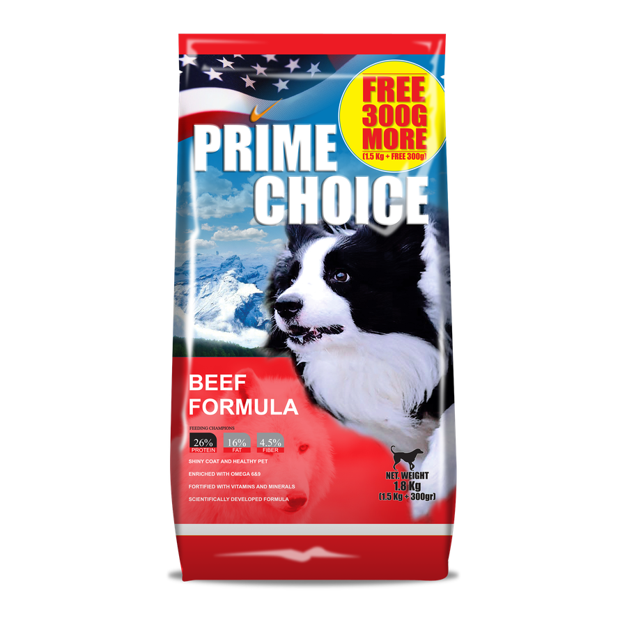 Prime Choice — Adult Beef (1.8 kg)