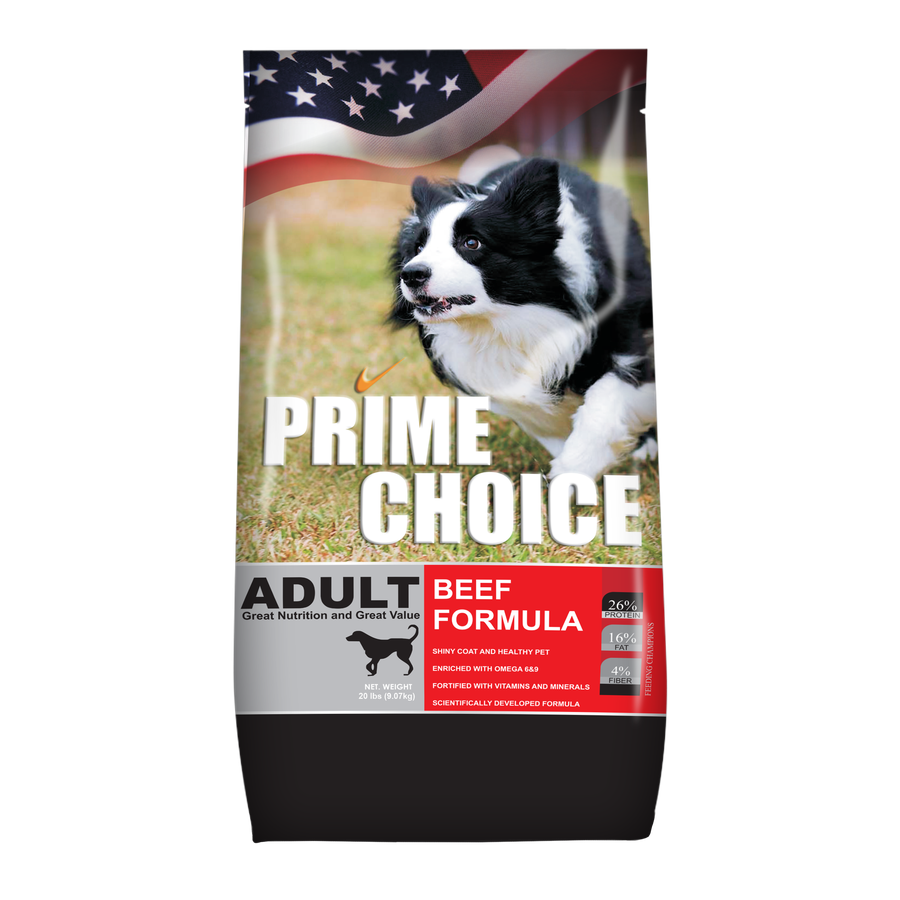 Prime Choice — Adult Beef (40 lbs)