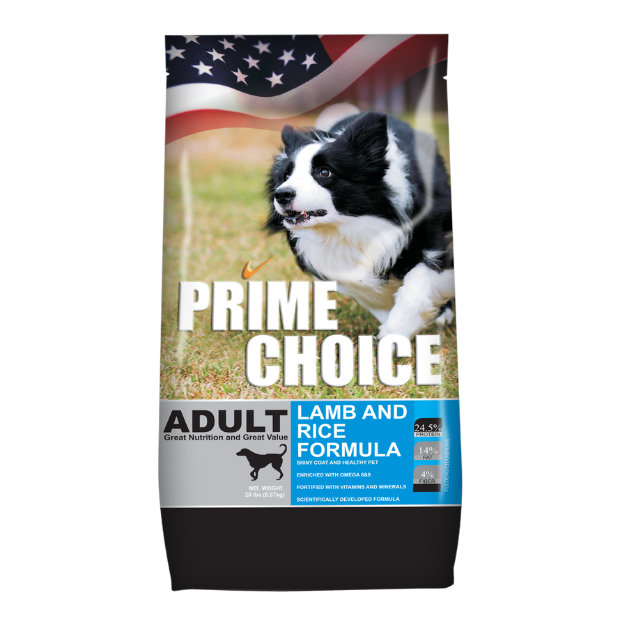 Prime Choice — Adult Lamb & Rice (1.8 kg)
