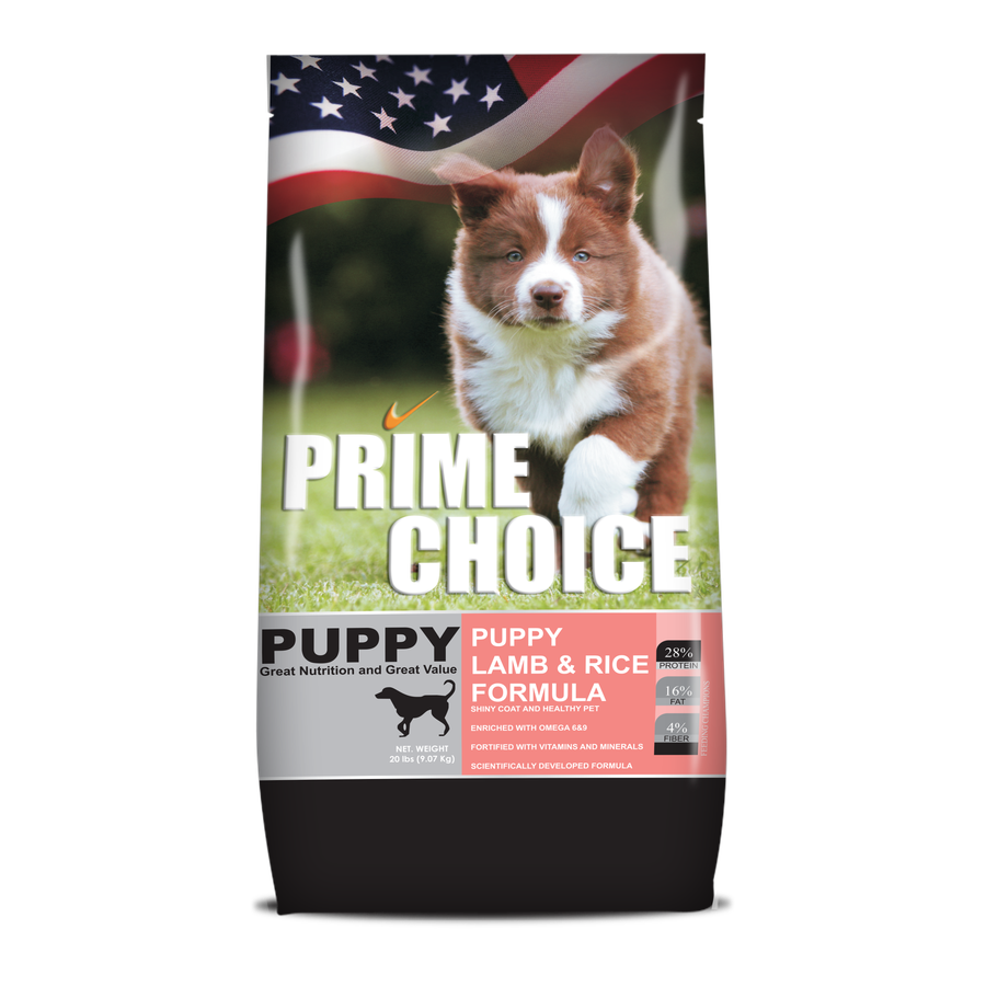 Prime Choice — Puppy Lamb & Rice (40 lbs)