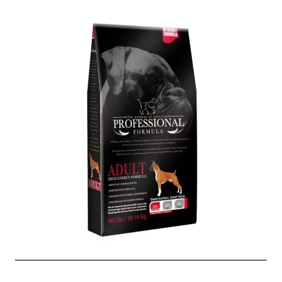 Professional Formula — Adult Extra High Energy Formula (40 lbs)