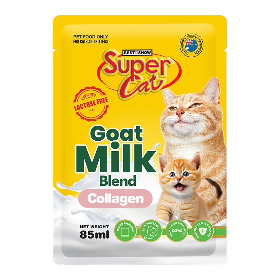 [PAKET HEMAT 48 PCS] SuperCat Milk — Collagen (85 mL)