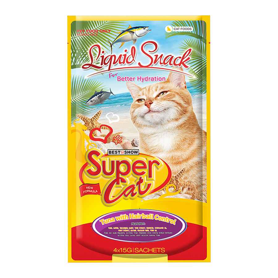 Liquid Snack — Tuna with Hairball Control (15 g)