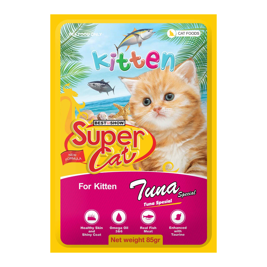 SuperCat Pouch — Tuna Special (Kitten) (85 g)